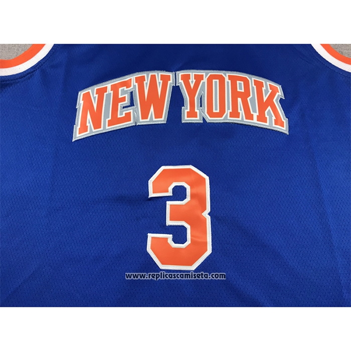 Camiseta New York Knicks Josh Hart #3 Icon Azul